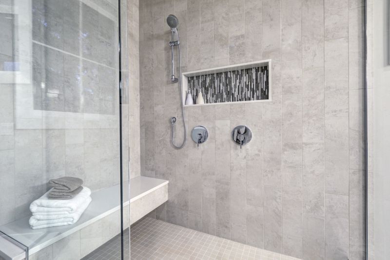 Open Shower with Niche Storage